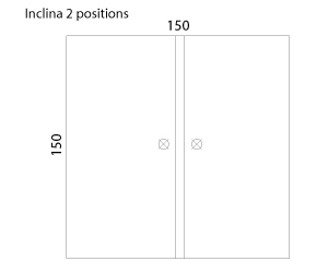 Inclina 2 positions